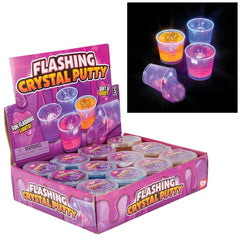 2.5" FLASHING CRYSTAL PUTTY LLB Slime & Putty