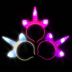 LIGHT-UP UNICORN HEADBANDS LLB Light-up Toys