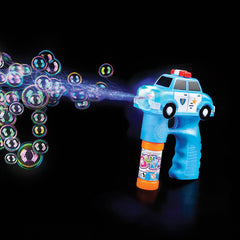 5" LIGHT AND SOUND POLICE CRUISER BUBBLE BLASTER  kids toys