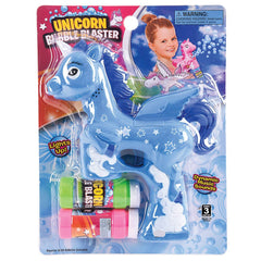 7" LIGHT AND SOUND UNICORN BUBBLE BLASTER LLB kids toys