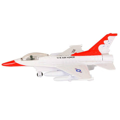 7.5" DIE-CAST PULLBACK F-16 FALCON LLB Car Toys