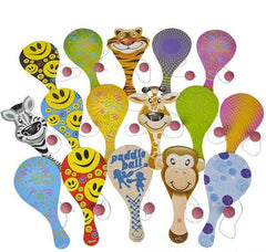 9" PADDLE BALL ASSORTMENT 50PCS LLB kids toys