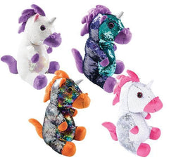 10" SEQUINIMALS UNICORN LLB Plush Toys