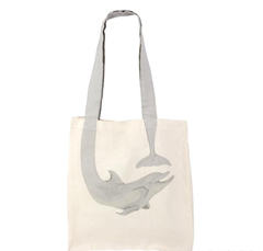 16" DOLPHIN TAIL ECO-FRIENDLY CANVAS BAG LLB kids toys