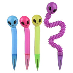 8.5" Pop Tube Alien Pen 12ct