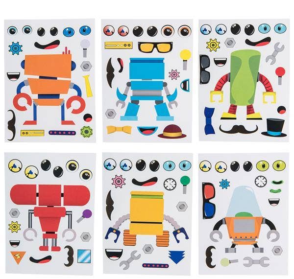 ROBOT CHARACTER STICKER SET LLB Sticker