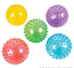 5" GLITTER KNOBBY BALL MIX (250/CS) LLB Squishy Toys