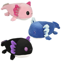 12" Laying Axolotl Plush