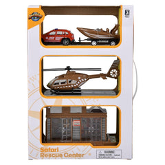 Safari Die Cast Rescue Center