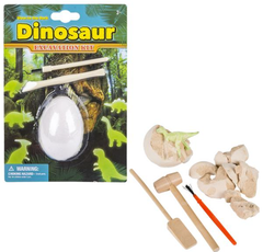 4" GLOW IN DARK DINOSAUR DIG SET LLB kids toys