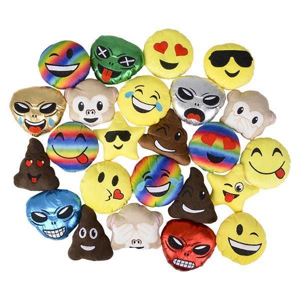 EMOTICON plush ASSORTMENT 4.5 - 6