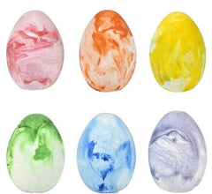 2.5" MARBLEIZED EGG SIDEWALK CHALK LLB Stationary