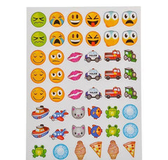 7.5" EMOTICON STICKERS LLB Sticker