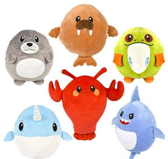 11.5" EGGAMALS AQUATIC LLB Plush Toys