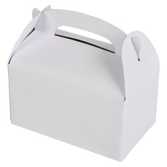 6.25" WHITE TREAT BOX LLB Party Supply