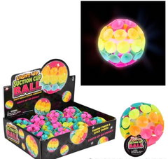 3" LIGHT-UP SUCTION CUP BALL LLB Light-up Toys