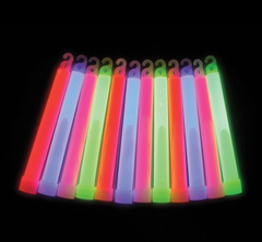 48PC 6" GLOW STICK ASSORTMENT LLB kids toys