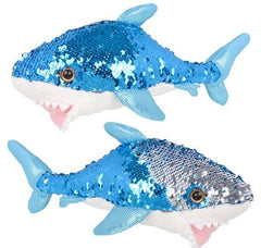 10" SEQUIN GREAT WHITE SHARK LLB kids toys