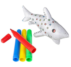 5" SHARK COLOR-A-PAL LLB Plush Toys