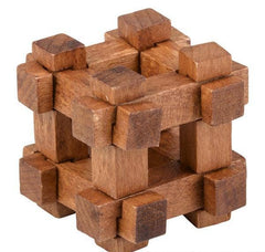 1.75" WOODEN BRAIN TEASERS LLB Wood Toy - Kids