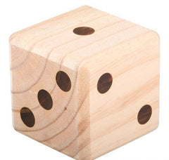 JUMBO WOODEN YARD DICE 3.5" LLB kids toys