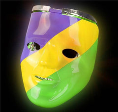 8" LIGHT-UP MARDI GRAS DOUBLE MASK LLB Light-up Toys