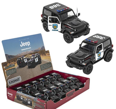 5" DIE-CAST 2018 JEEP WRANGLER POLICE LLB Car Toys