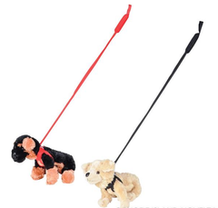 11" CAT&DOG W/ 35" LEASH LLB Plush Toys