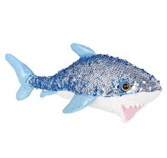 10" SEQUIN GREAT WHITE SHARK LLB kids toys