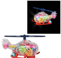 8" LIGHT-UP TRANSPARENT HELICOPTER LLB Light-up Toys