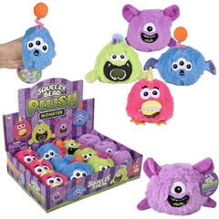 3" Squeezy Bead Monster Plush Ball -LLB Toys