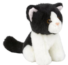 6" HEIRLOOM TREASURE BLACK AND WHITE CAT LLB Plush Toys