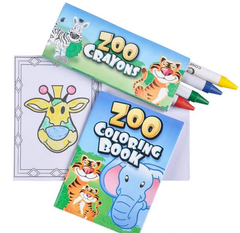 ZOO ANIMAL COLORING SET LLB kids toys