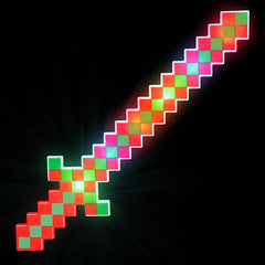 24" LIGHT-UP CHRISTMAS PIXEL SWORD LLB Light-up Toys