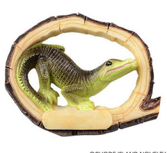 ALLIGATOR RESIN TREE BARK MAGNET LLB kids toys