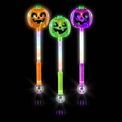 21" Light-Up Jack O Lantern Magic Ball Wand- LLB Toys