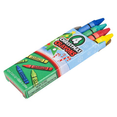 CHRISTMAS CRAYONS 4PC LLB Stationary