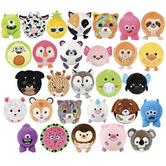 16" Plush Covered Bladder Ball Mix-  36 Pcs/Case