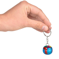 1" GLOBE KEYCHAIN LLB Keychain