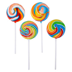 2" SWIRL LOLLIPOP LLB candy