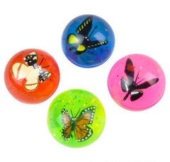 1.75" BUTTERFLY HI-BOUNCE BALL LLB kids toys