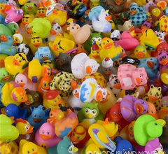 2" RUBBER DUCKY ASSORTMENT 500PCS/CASE LLB kids toys