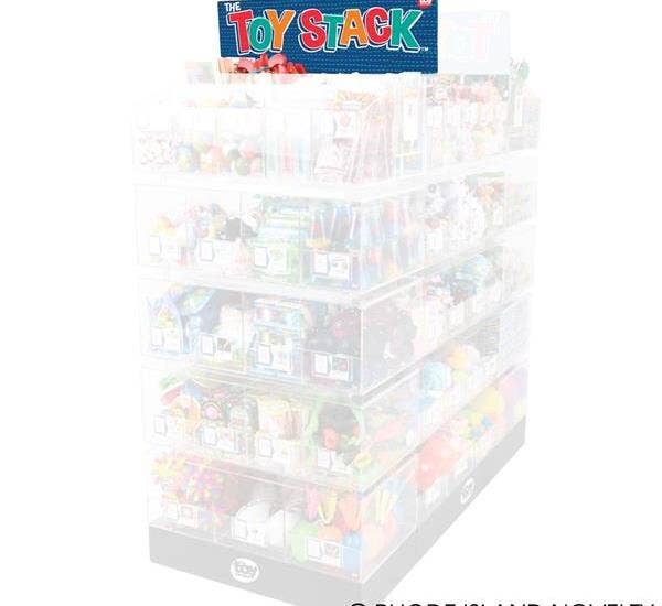 THE TOY STACK DISPLAY ACRYLIC HEADER LLB kids toys