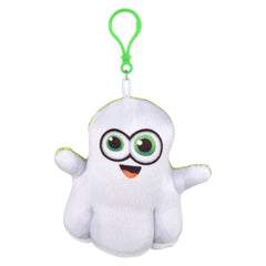 4" Halloween Plush Ghost Backpack Clip On- LLB Toys