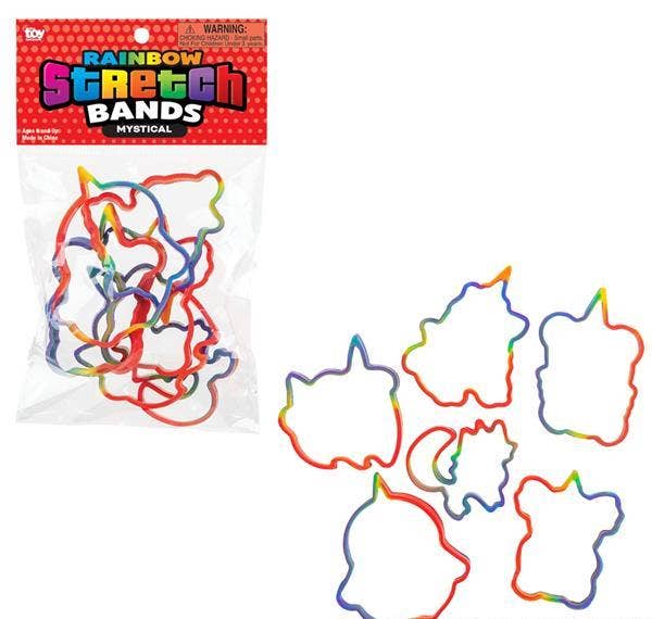 MYSTICAL RAINBOW SILICONE STRETCH BANDS LLB kids toys