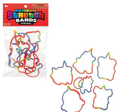 MYSTICAL RAINBOW SILICONE STRETCH BANDS LLB kids toys