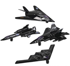 5" DIECAST PULLBACK STEALTH BOMBER LLB kids toys