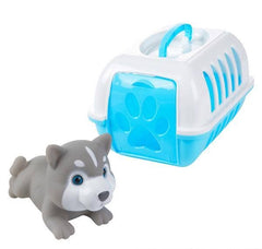 8" MINI PET CARRIER W/HUSKY LLB kids toys