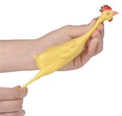 8" RUBBER STRETCH CHICKEN LLB Kids Toys