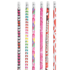 7.5" VALENTINE'S DAY PENCIL ASSORTMENT LLB Stationary